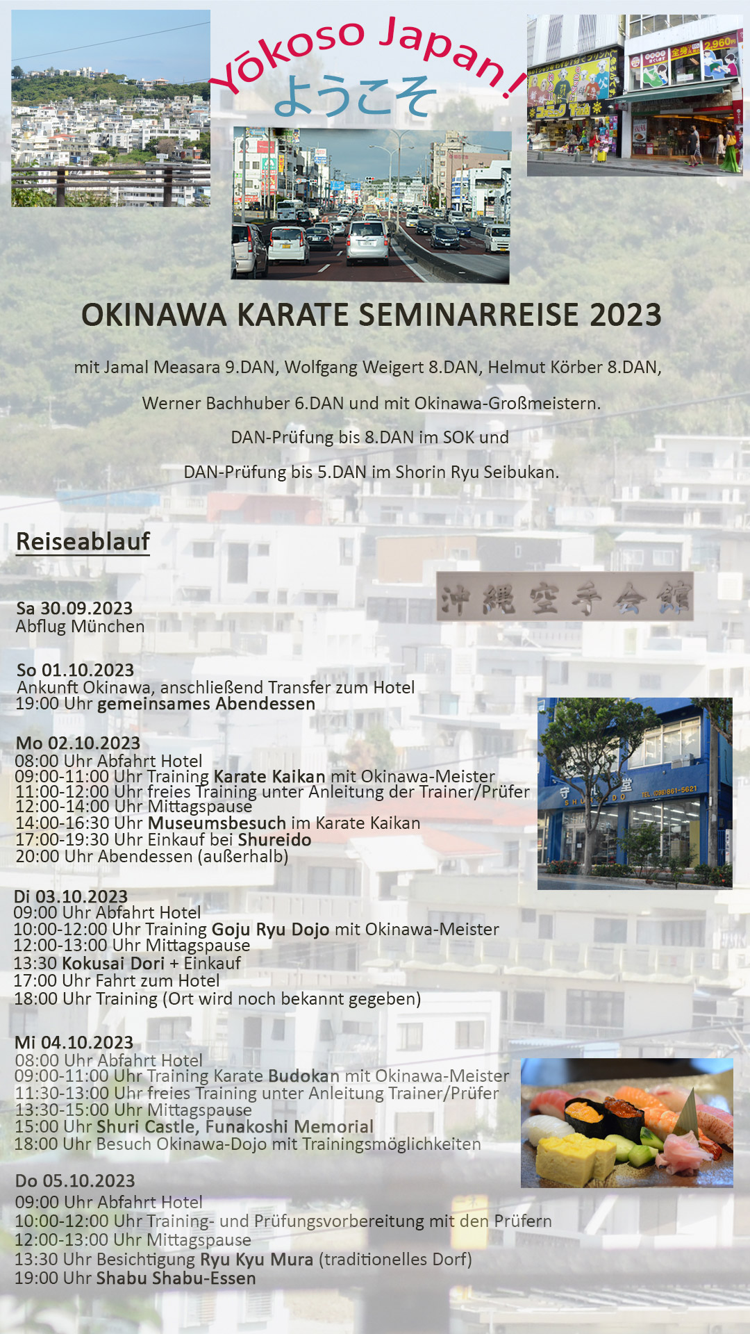Okinawa 2023 Flyer