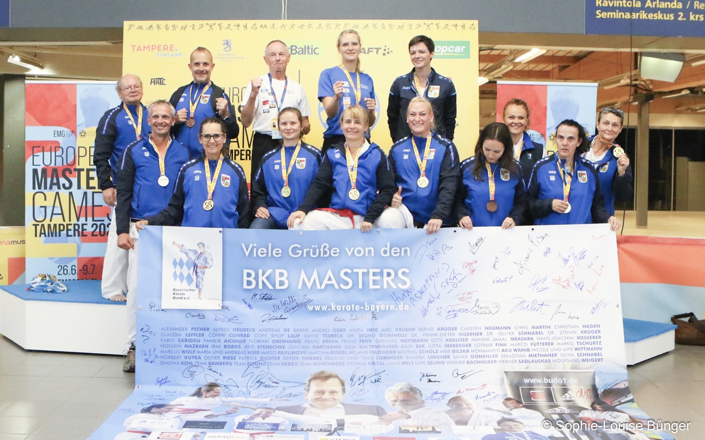 Große Erfolge an den European Masters Games in Tampere