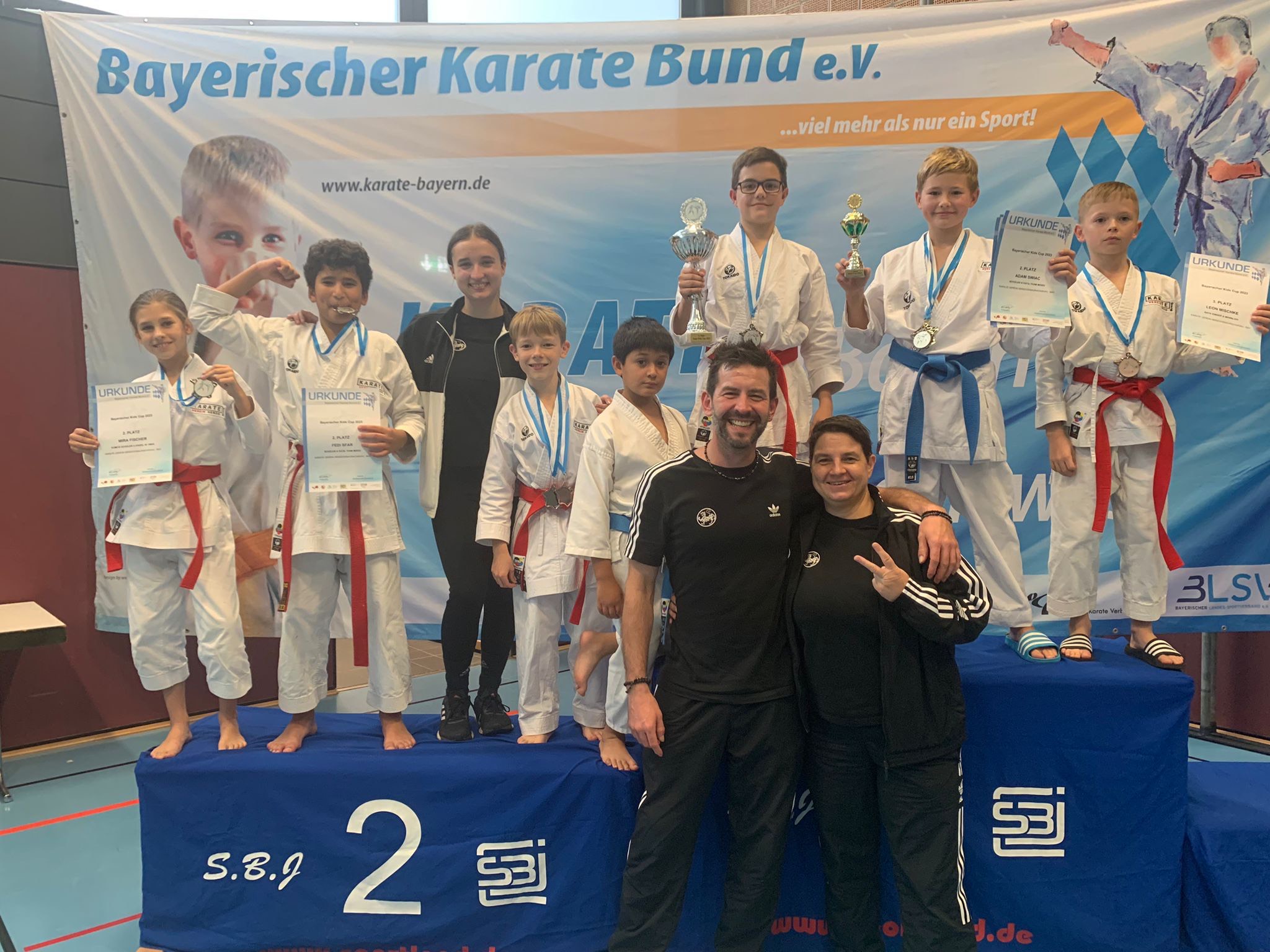 Kids Cup in Ebern mit dem Karateverein Herzogenaurach